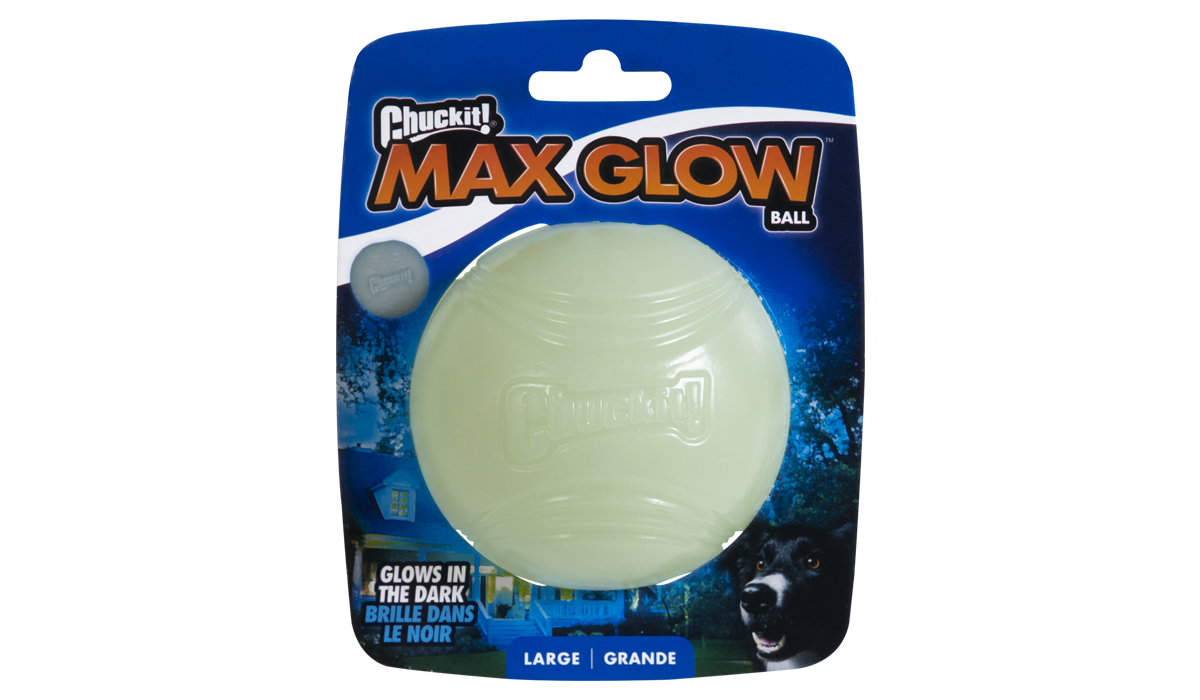 Chuckit!® Max Glow® Ball Dog Fetch Toy