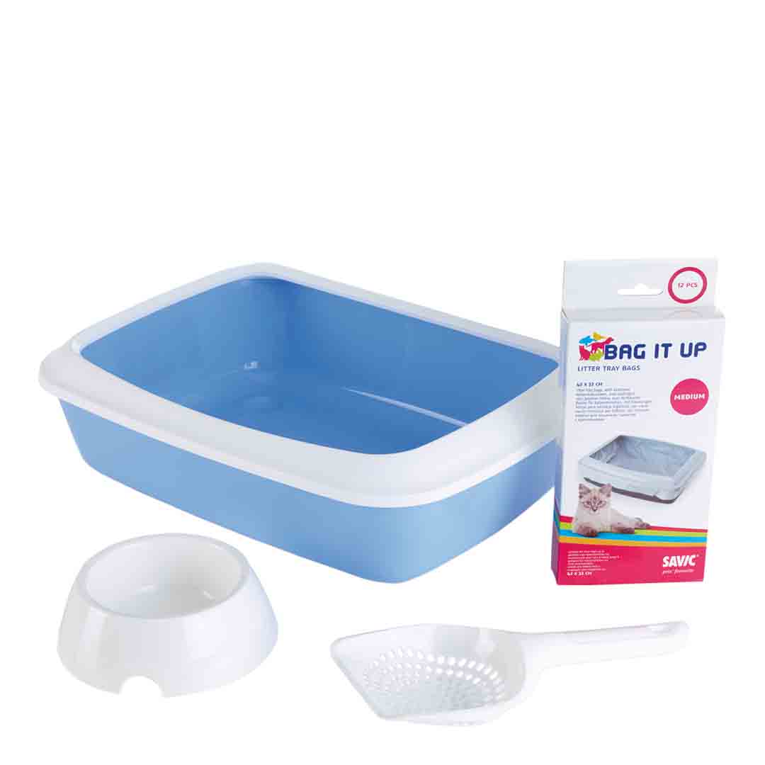 Savic Iriz Kitten Start Kit Blue & White
