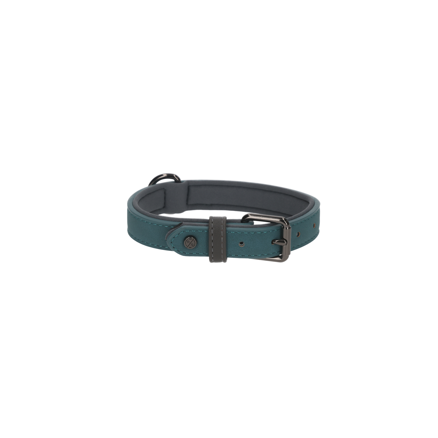 Rufus & Rosie Sotnos Brights Tech Small Dog Collar, Teal