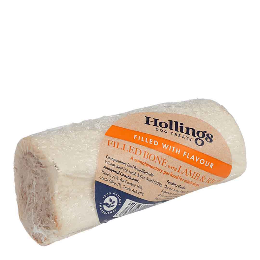 Hollings Lamb & Rice Filled Bone, Dog Chew