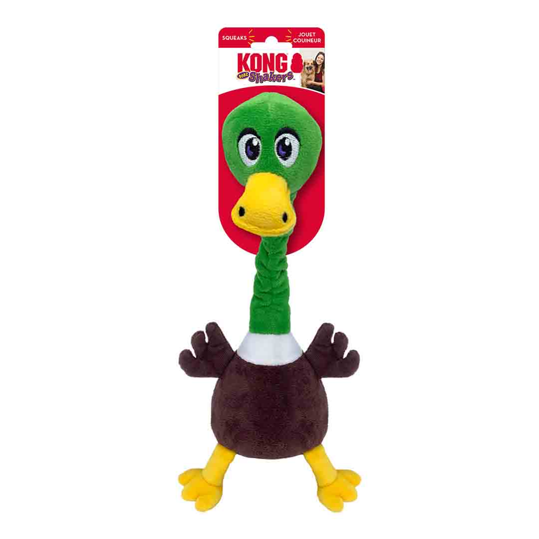 KONG Shakers Bobz Mallard Dog Toy, Medium