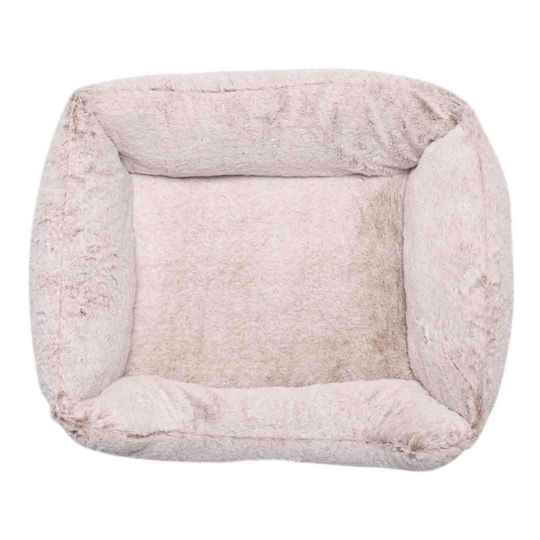 Rufus & Rosie Arctic Plush Fur Pet Bed M/L