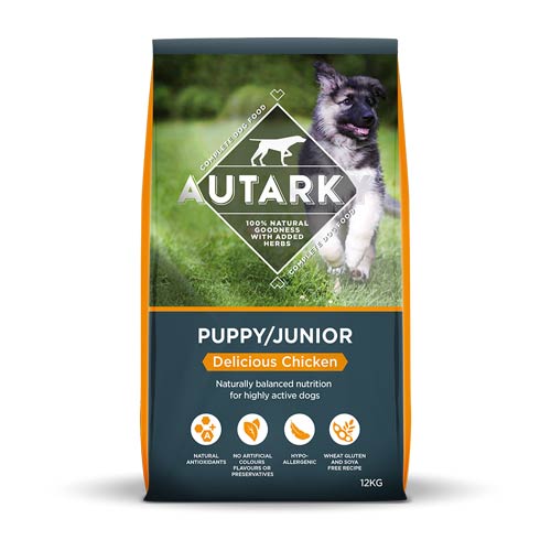 Autarky Puppy/Junior Food with Delicious Chicken 12kg