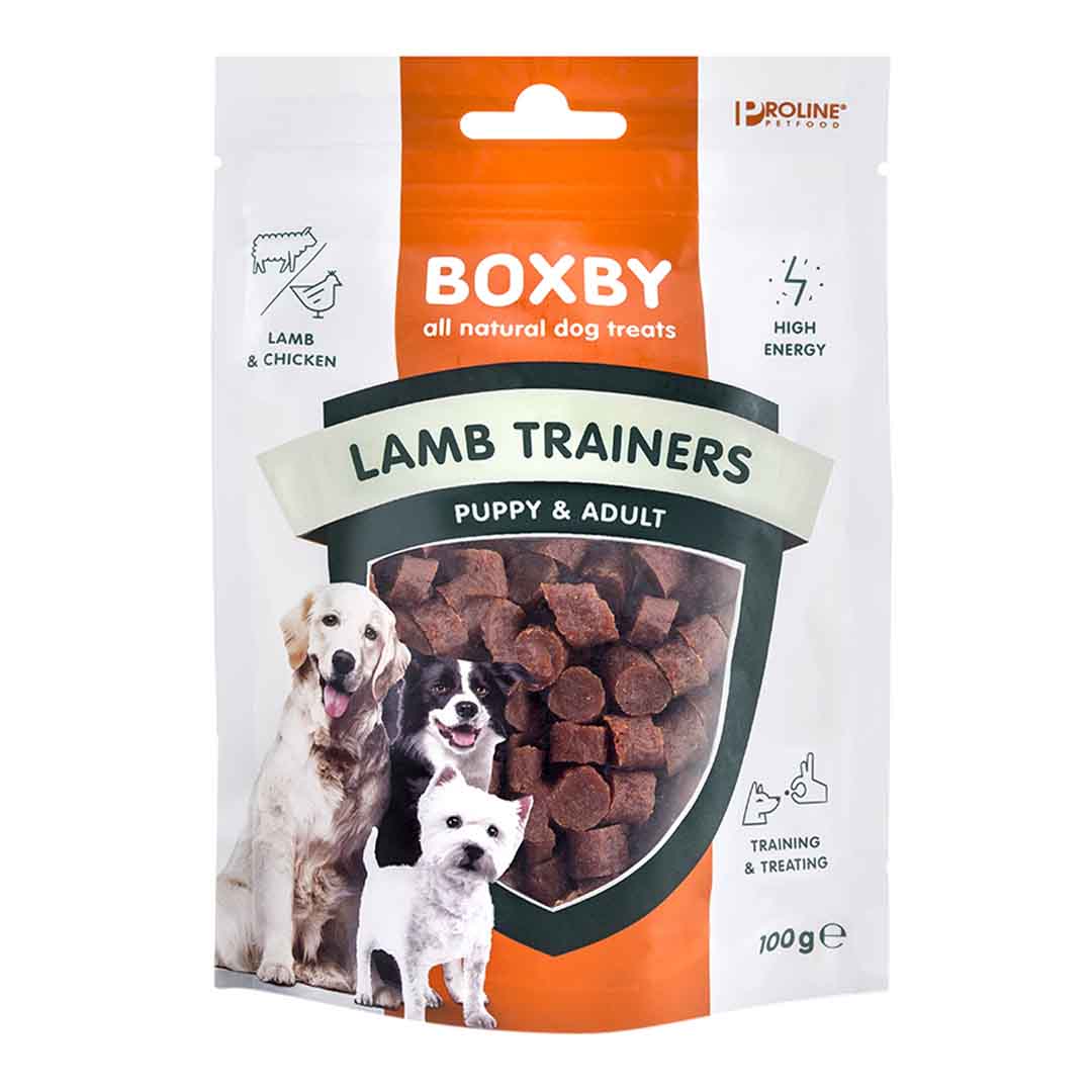 Boxby Lamb Trainers Dog Treat 100G