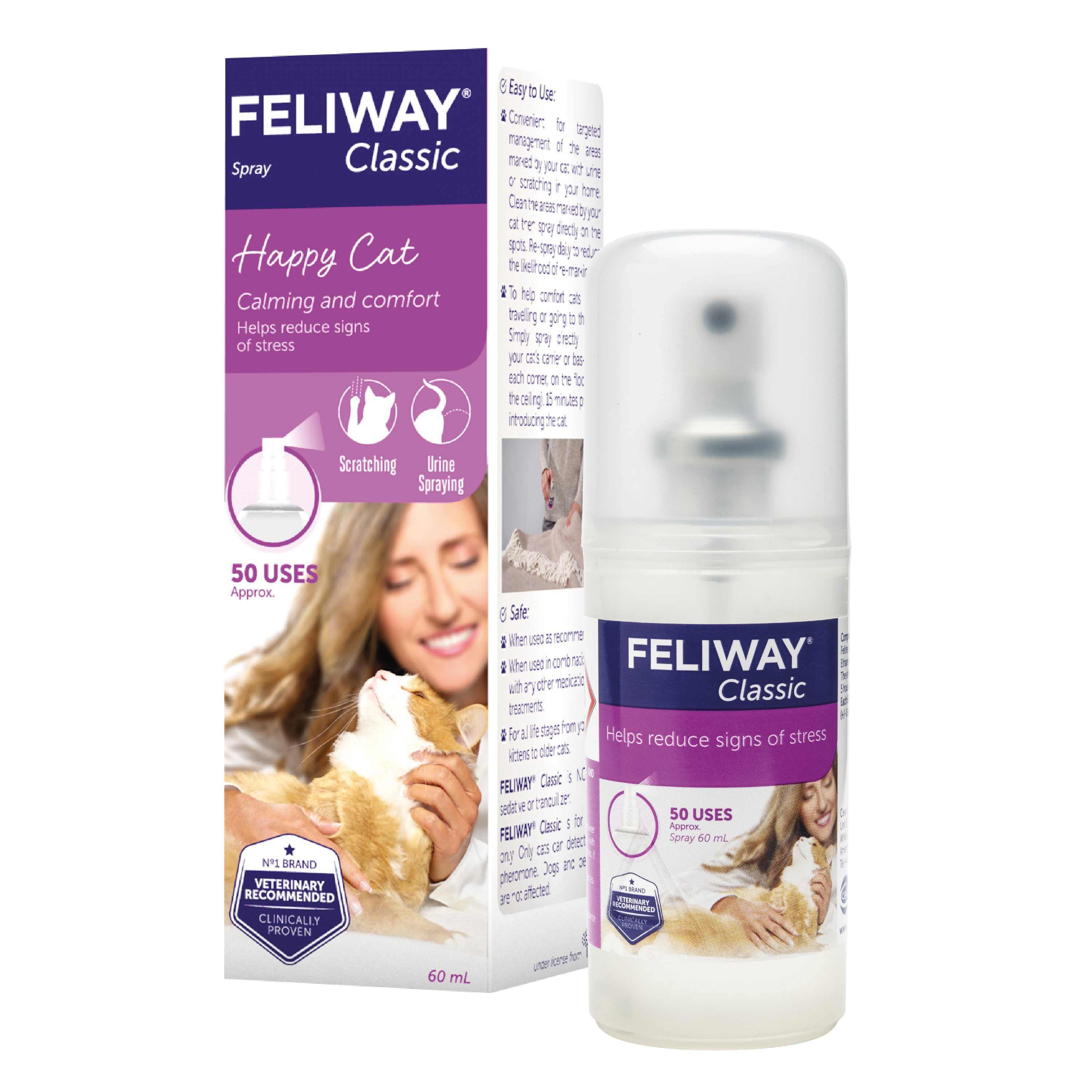 Feliway Calming Spray, 60ml 