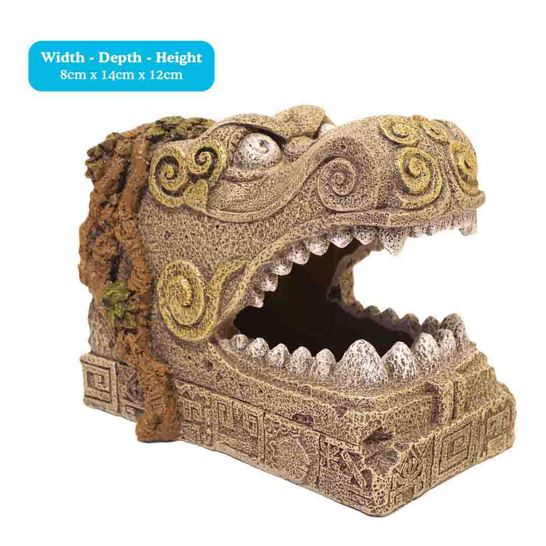 Serpent Head Tomb Fish Tank Decoration