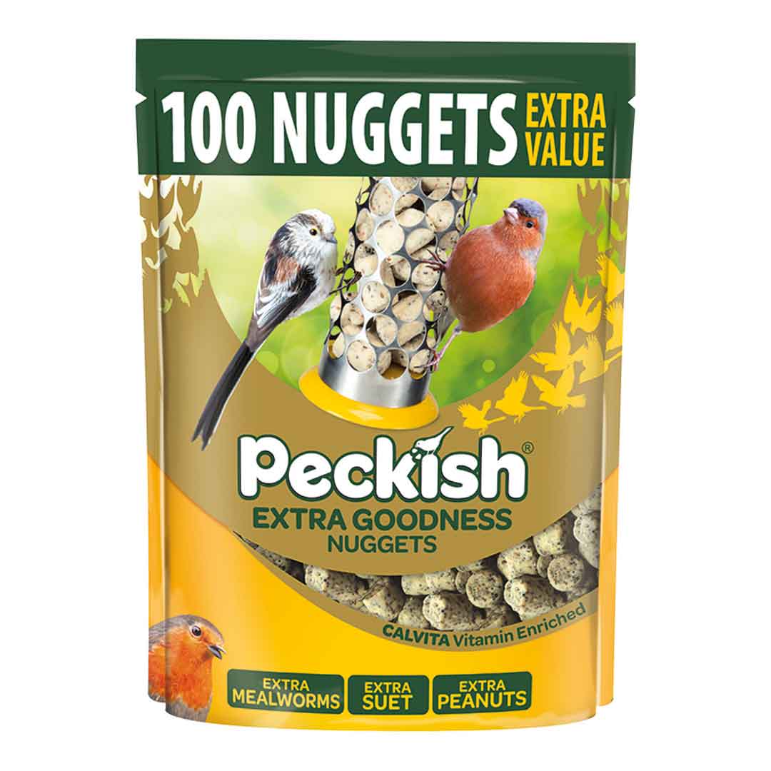 Peckish Daily Goodness Suet Nuggets, Bird Food, 2KG