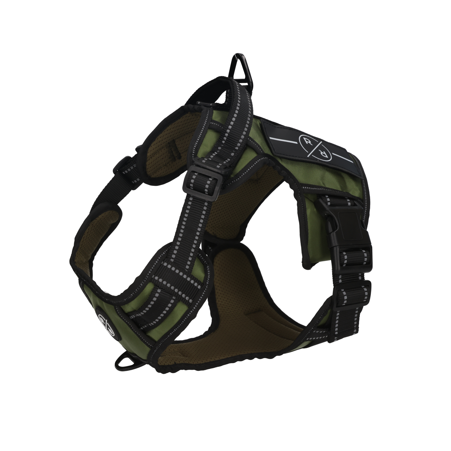 Rufus & Rosie Khaki Tactical Dog Vest Harness, XXL