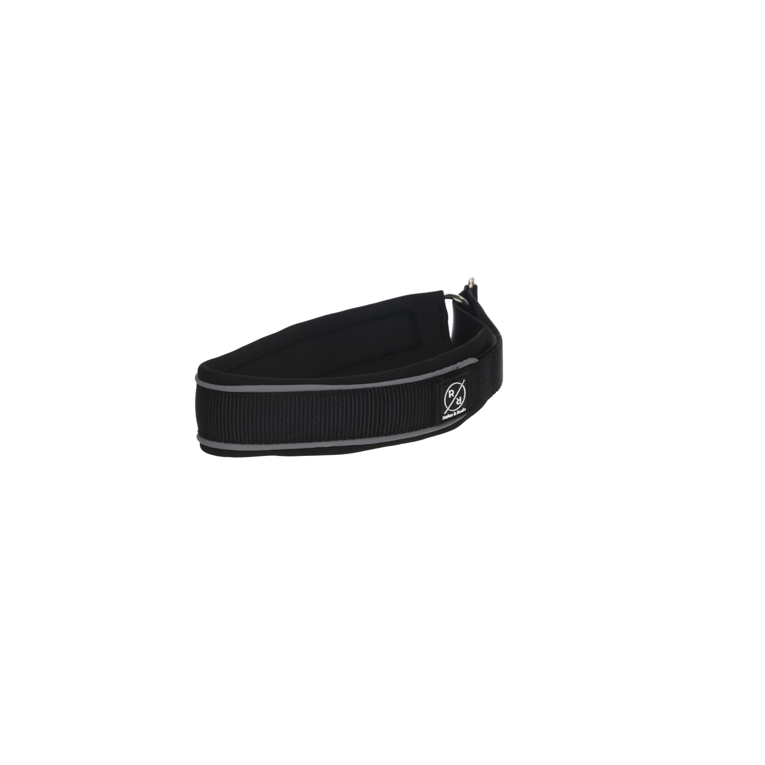 Rufus & Rosie Slip Dog Collar, Medium, Grey