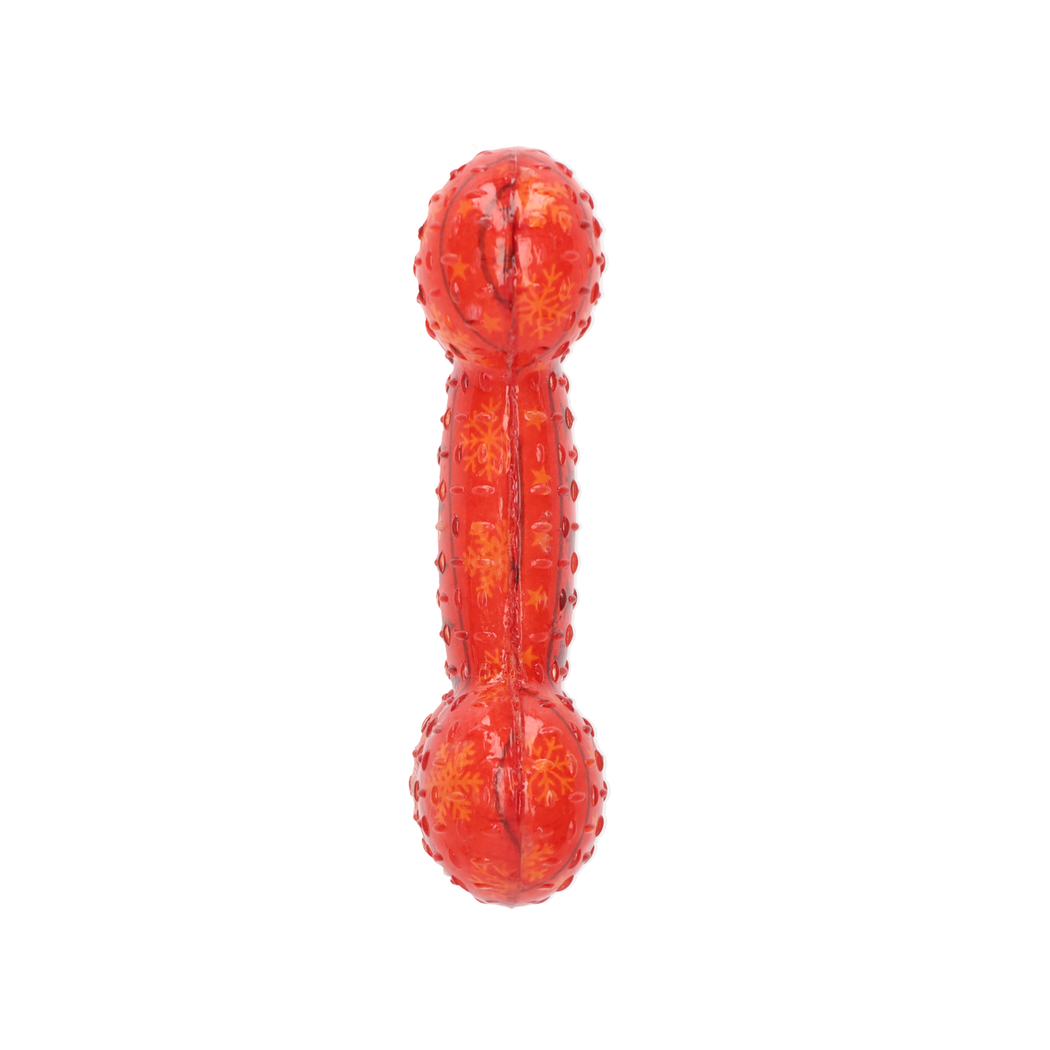 Rufus & Rosie Christmas Rubber Bone Dog Toy