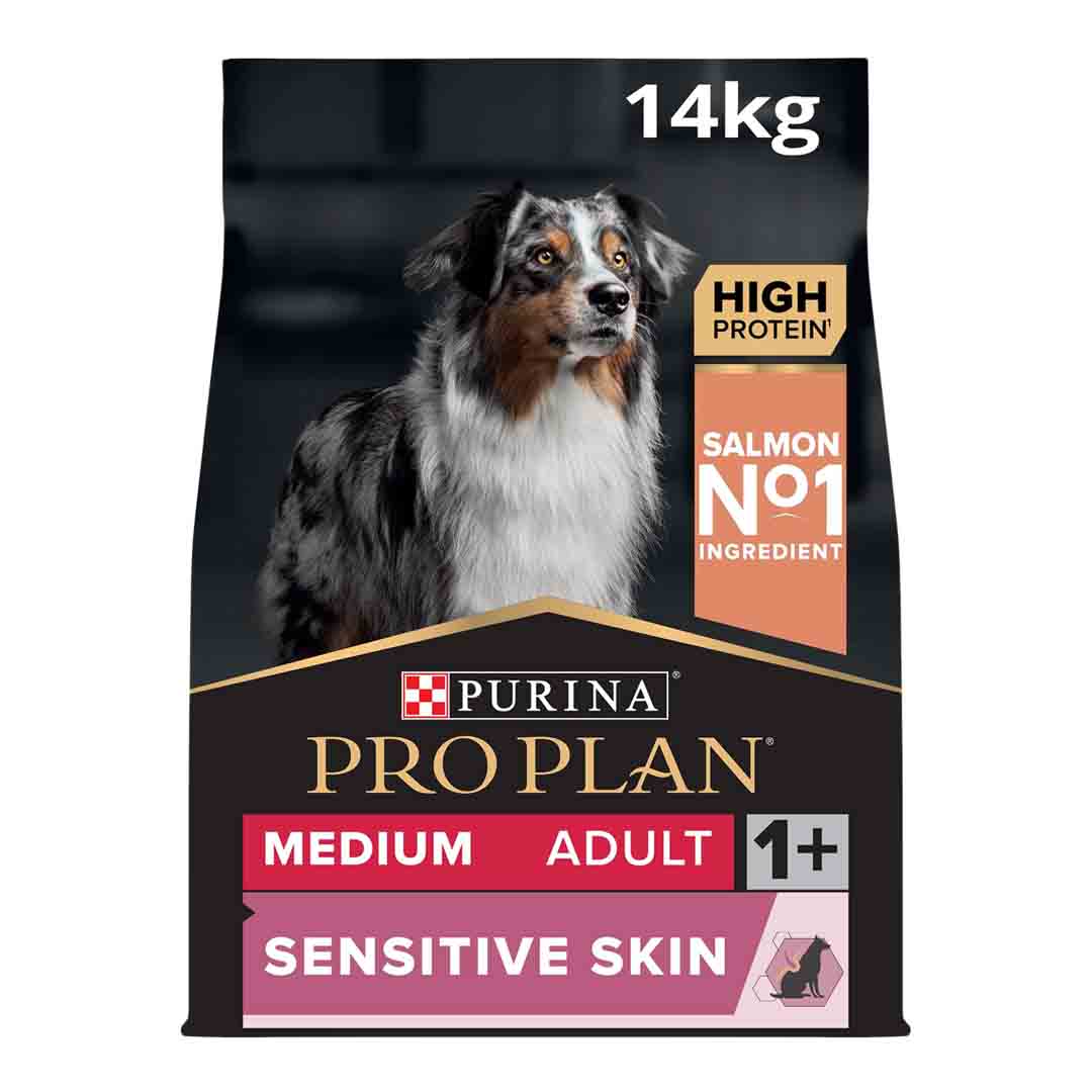 Pro Plan Dog Food Medium Sensitive Skin Salmon 14kg
