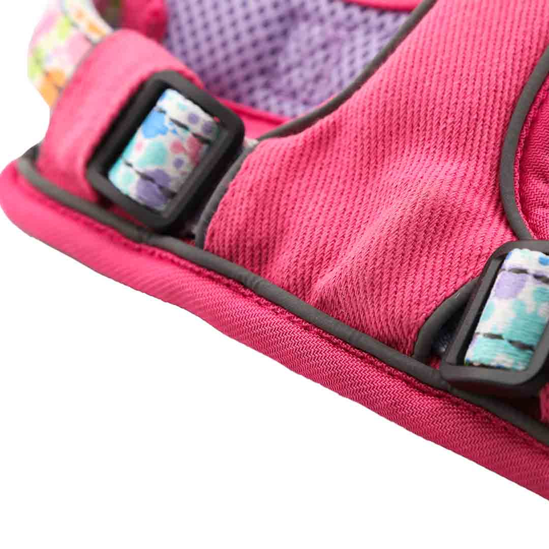 Doodlebone 'With Me' Dog Harness Pink 6-9
