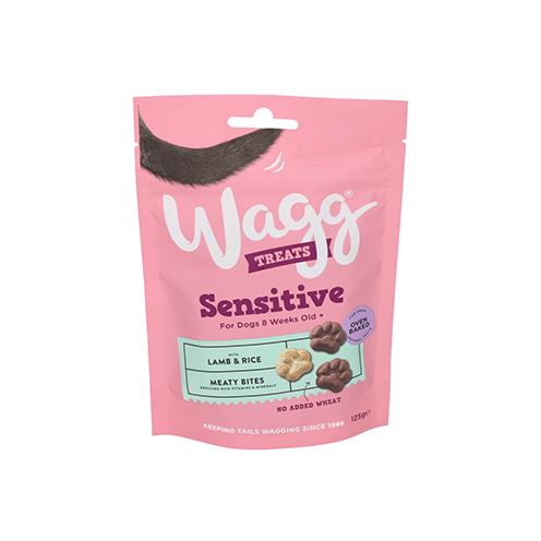 Wagg Sensitive Treats with Lamb & Rice 125g 