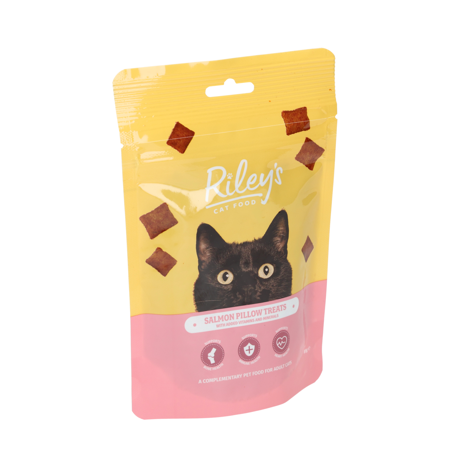Riley's Salmon Cat Pillow Treat 85g