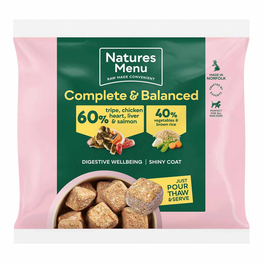 Natures Menu Complete and Balanced 60/40 Banquet Nuggets Dog Food 500g