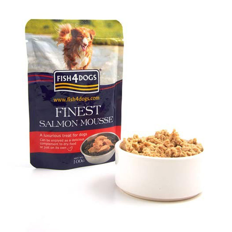 Fish4Dogs Finest Salmon Mousse Dog Food 100g