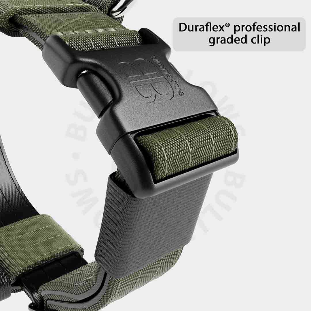 BullyBillows Khaki Dog TRI-Harness Small