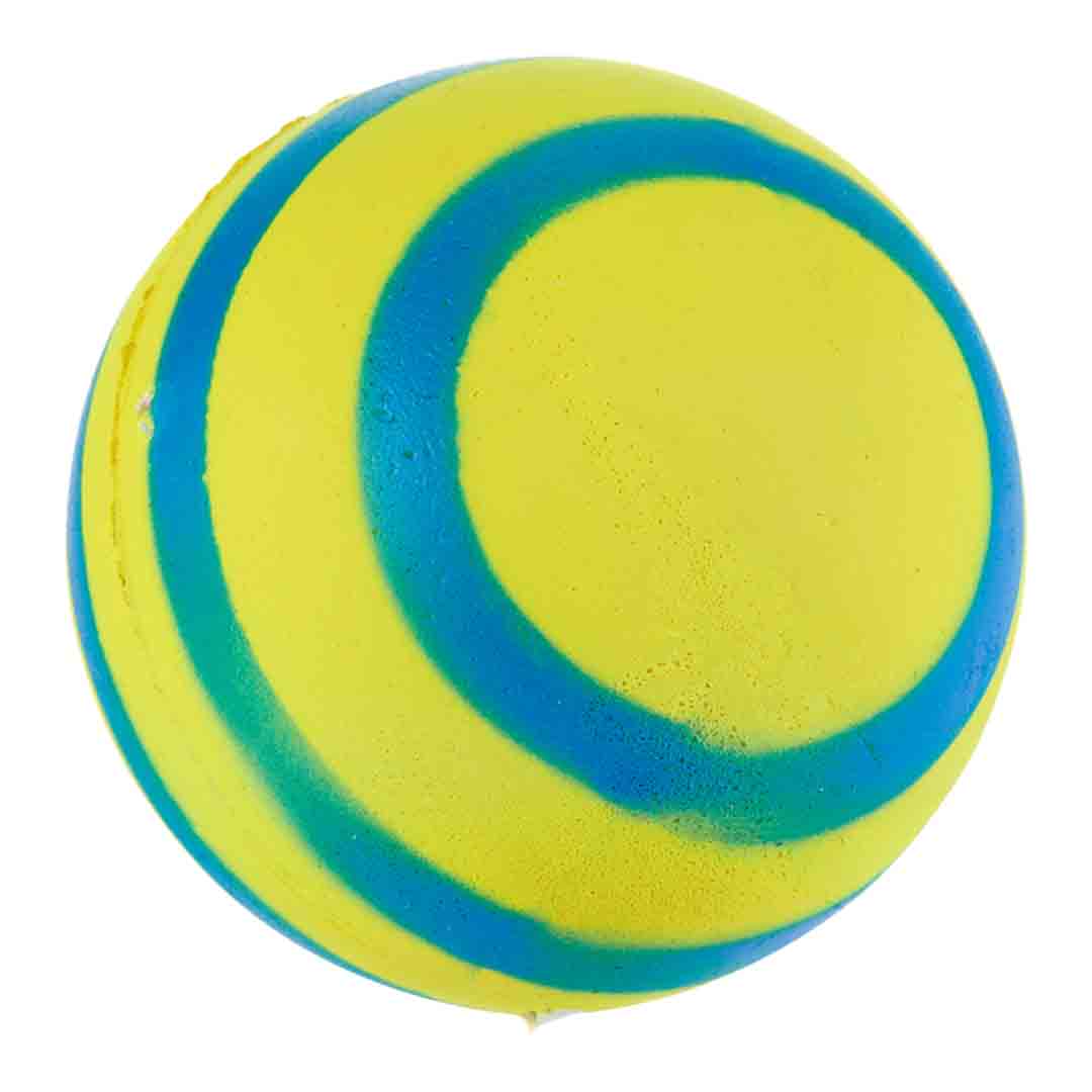Rufus & Rosie Spiral Sponge Ball Dog Toy