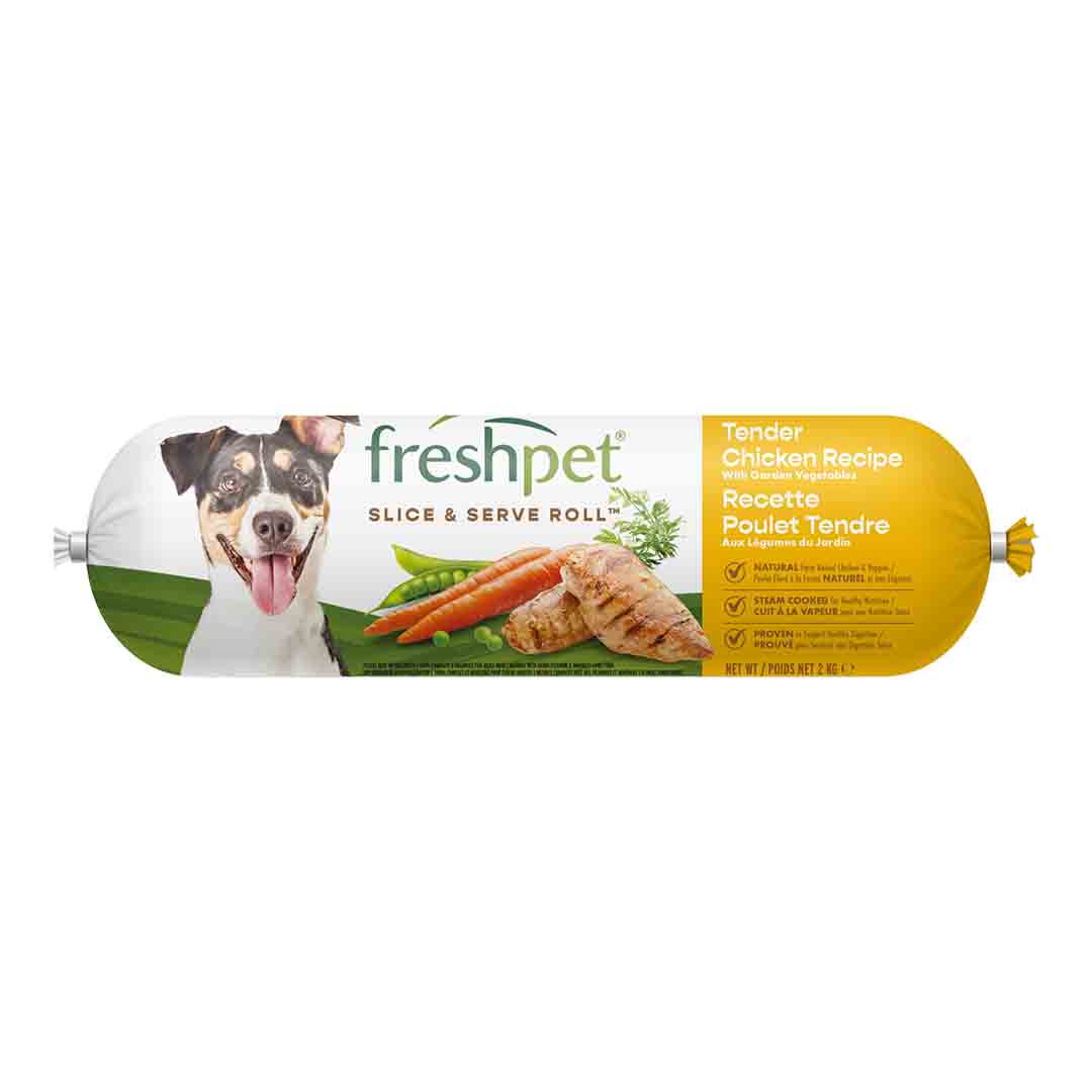 Freshpet Tender Chicken Recipe With Peas & Carrots Fresh Dog Food Roll 2kg
