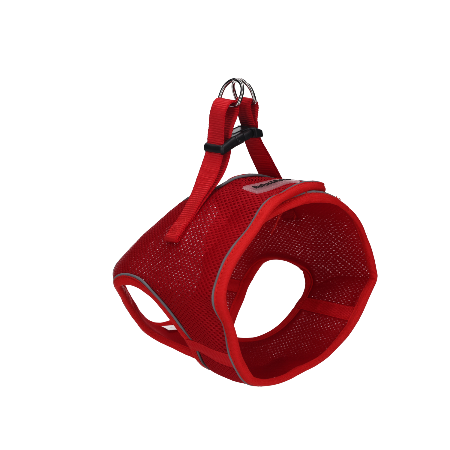 Rufus & Rosie Mesh Step-In Red Dog Harness, S-M