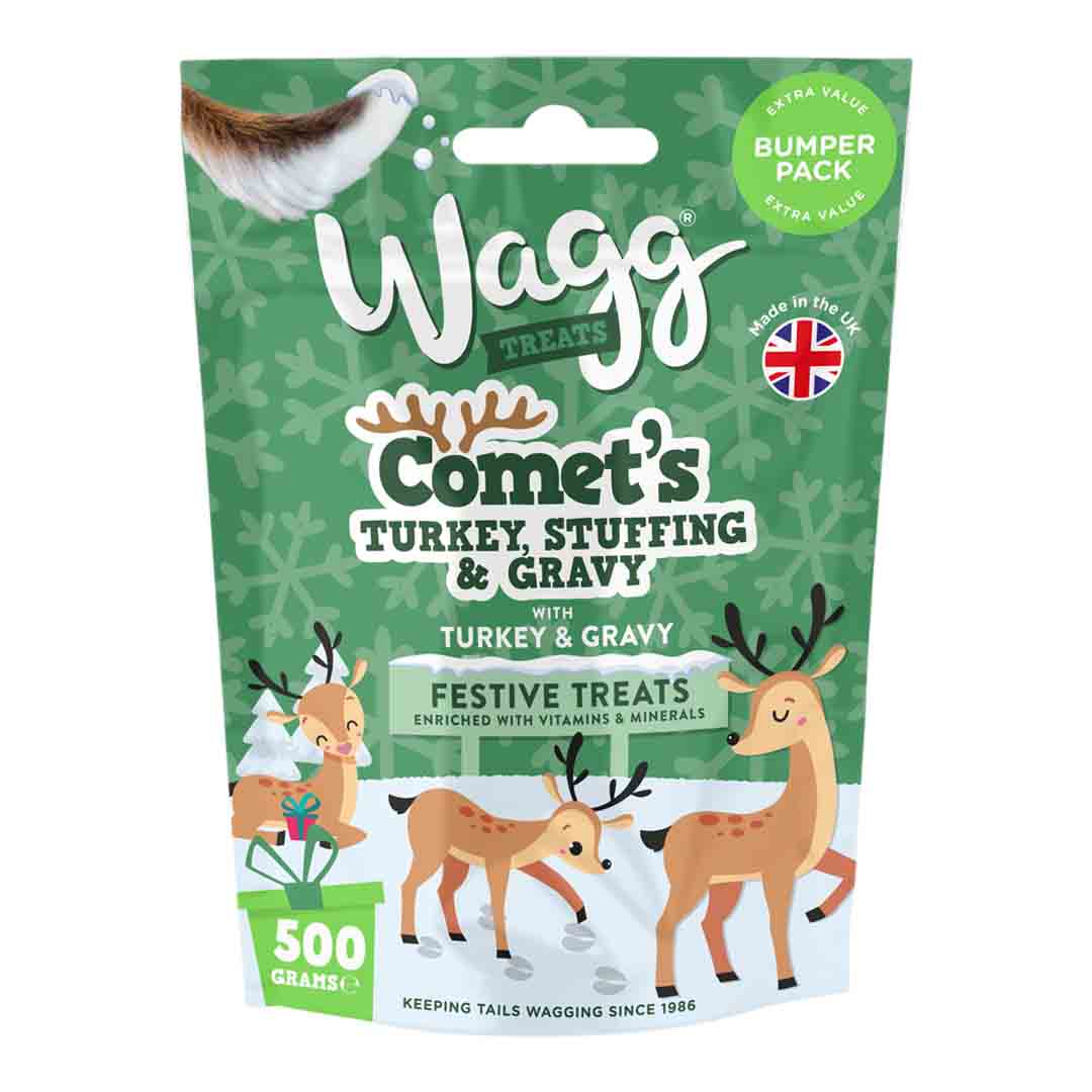 Wagg Turkey Stuffing Dog Treats, 500g 