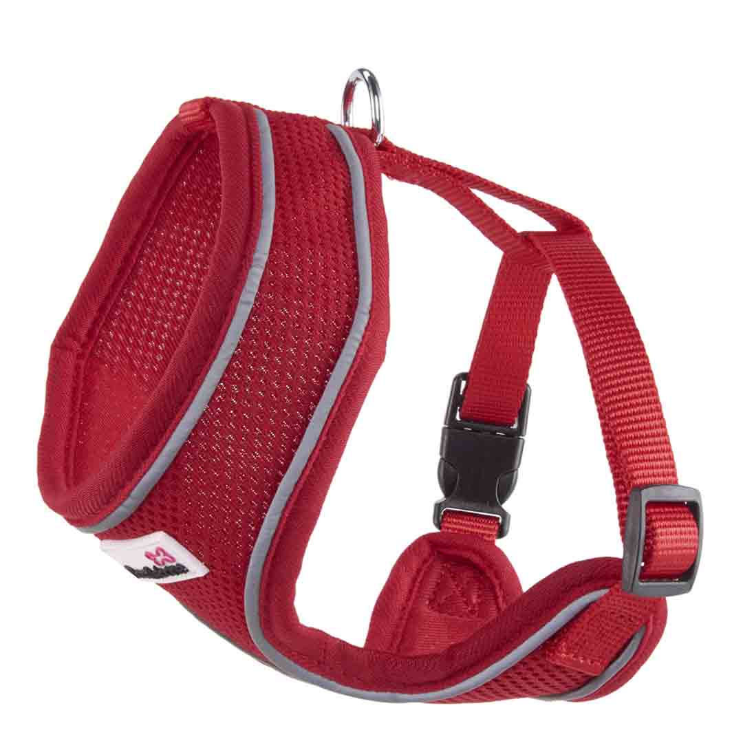 Doodlebone Airmesh Dog Harness Red Small