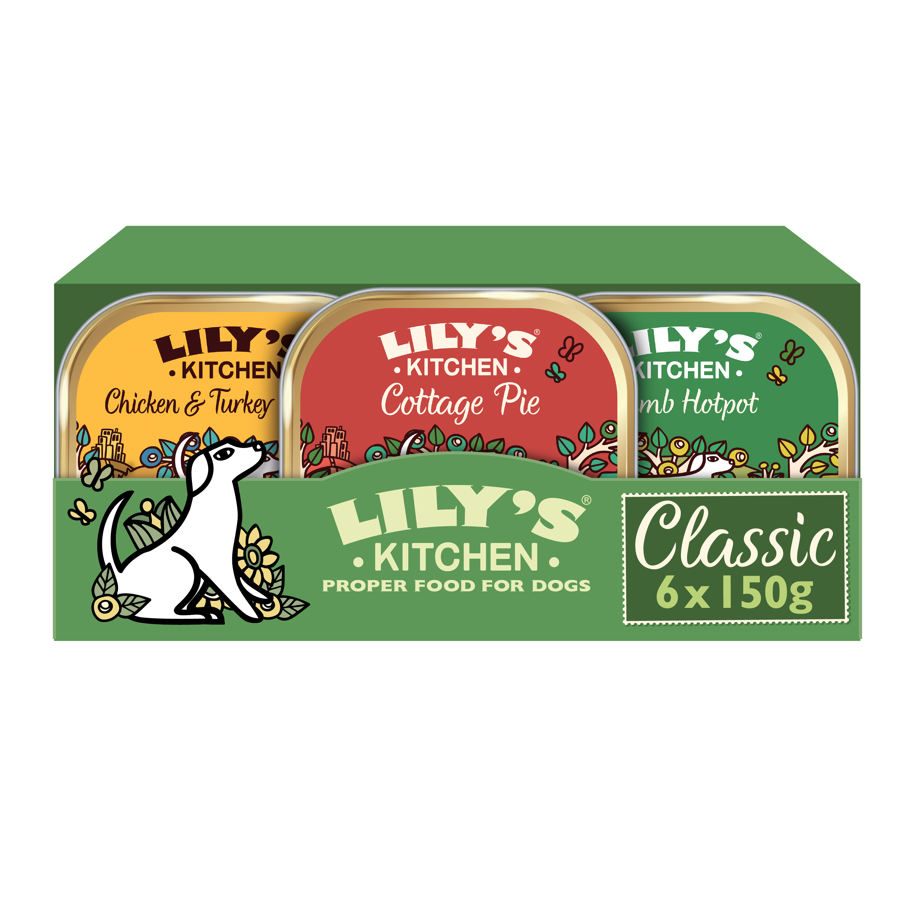 Lilys Kitchen Dog Classic Dinners 6x150g