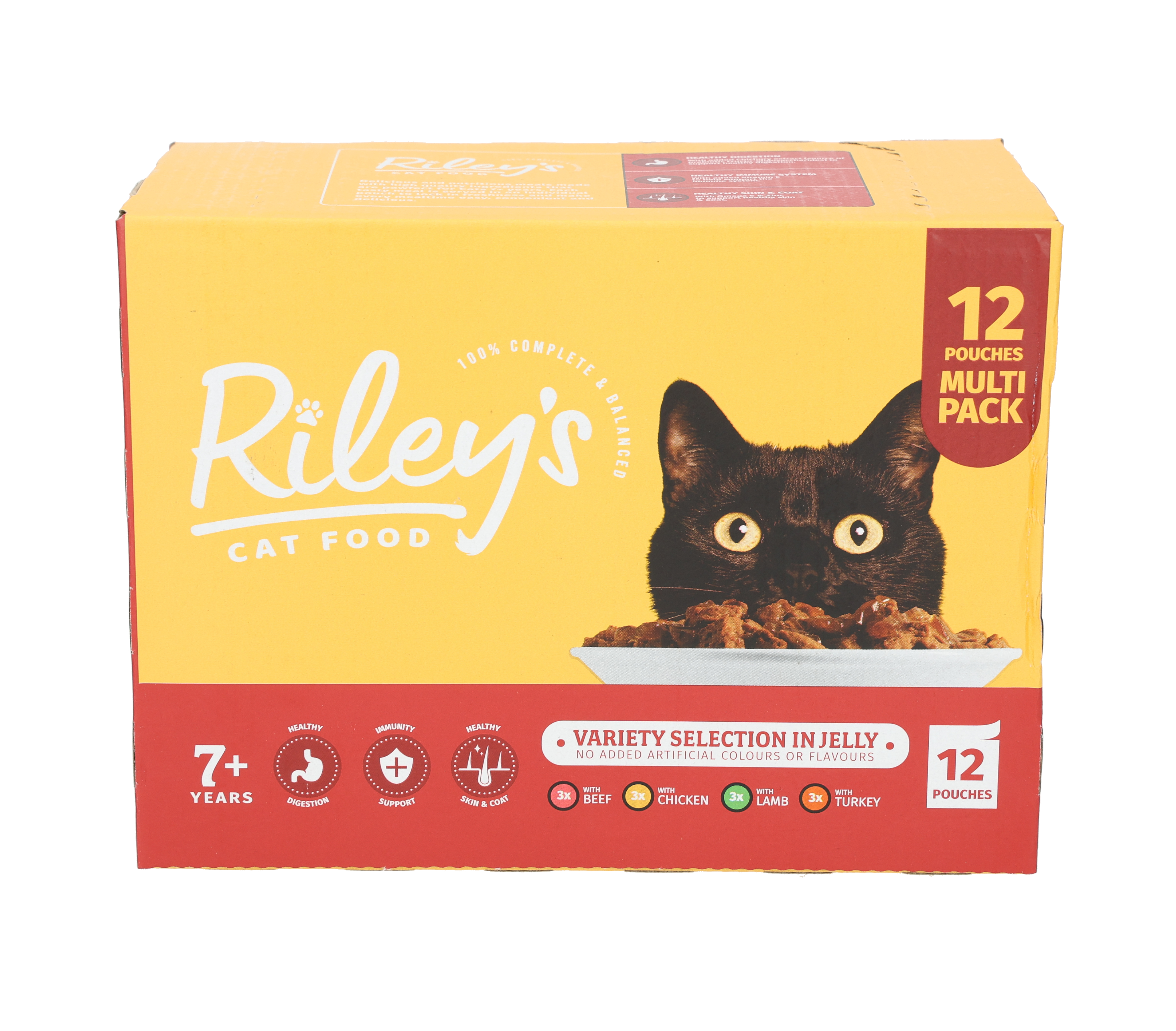 Rileys Senior Wet Cat Food Pouch in Jelly 12x100g