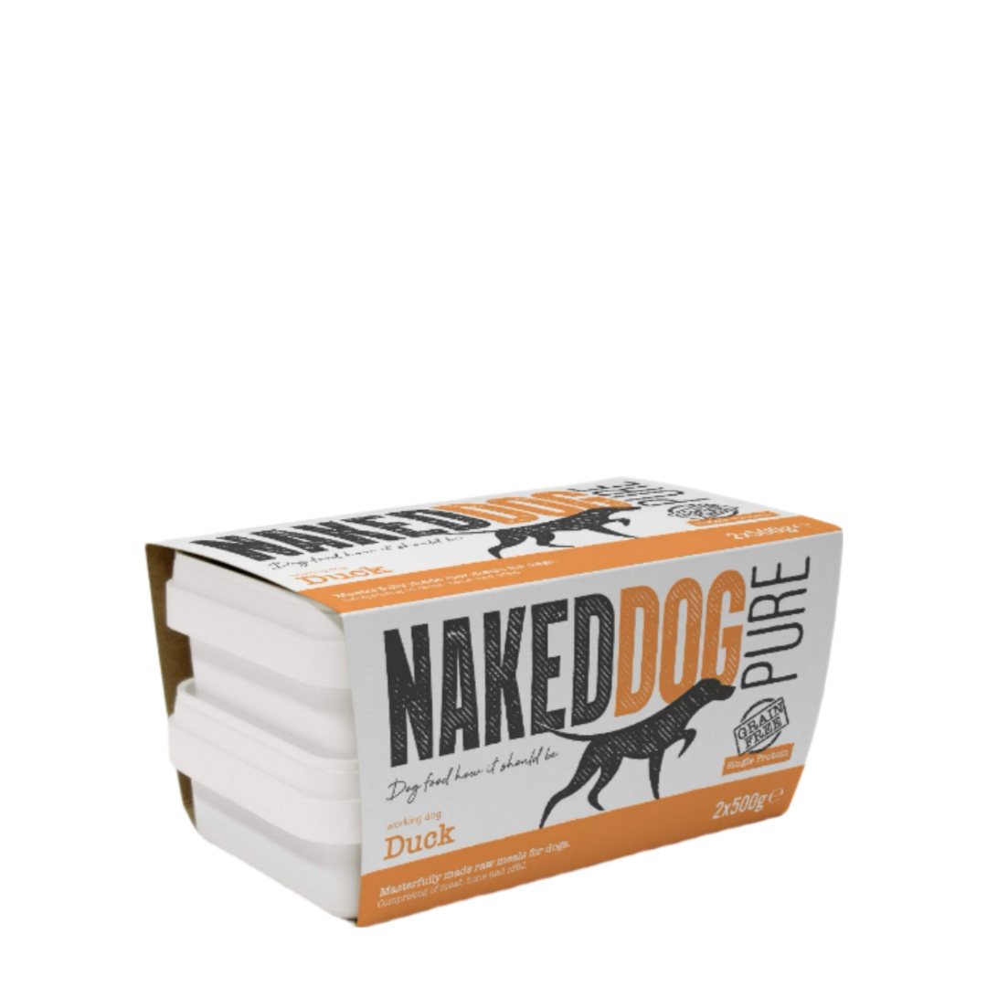 NAKED Dog Raw Dog Food Pure Duck 2x500g