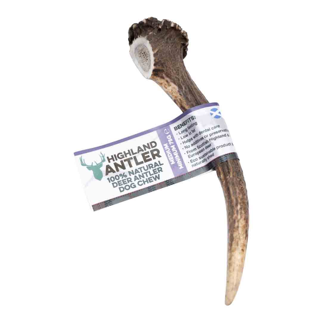 Antler Natural Stagbar, Dog Chew, Medium