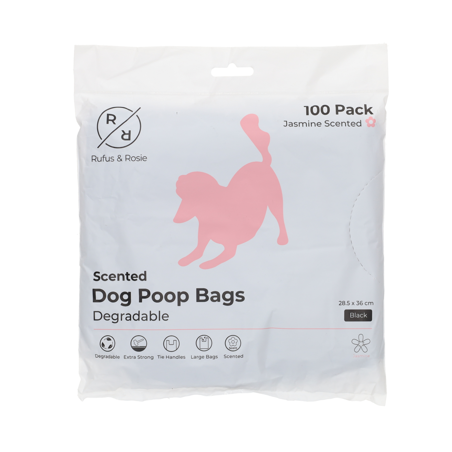 Rufus & Rosie Scented Degradable Poop Bags, 100 Pack