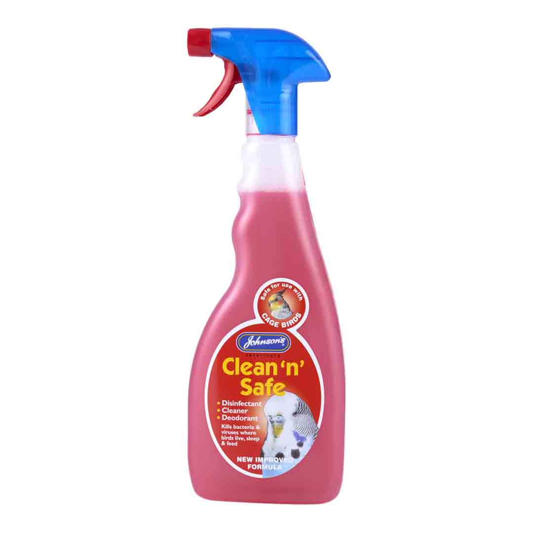Johnson's Clean 'n' Safe Disinfectant For Cage Birds 500ml