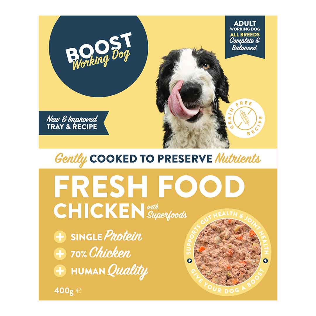 Boost Working Dog Chicken Fresh Food Meal 400g