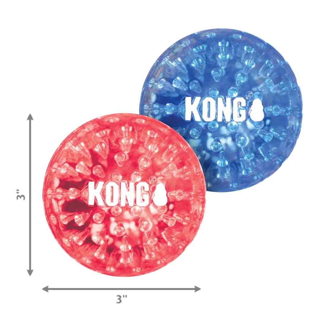 KONG Squeezz Dog Toy, Large, 2 Pack