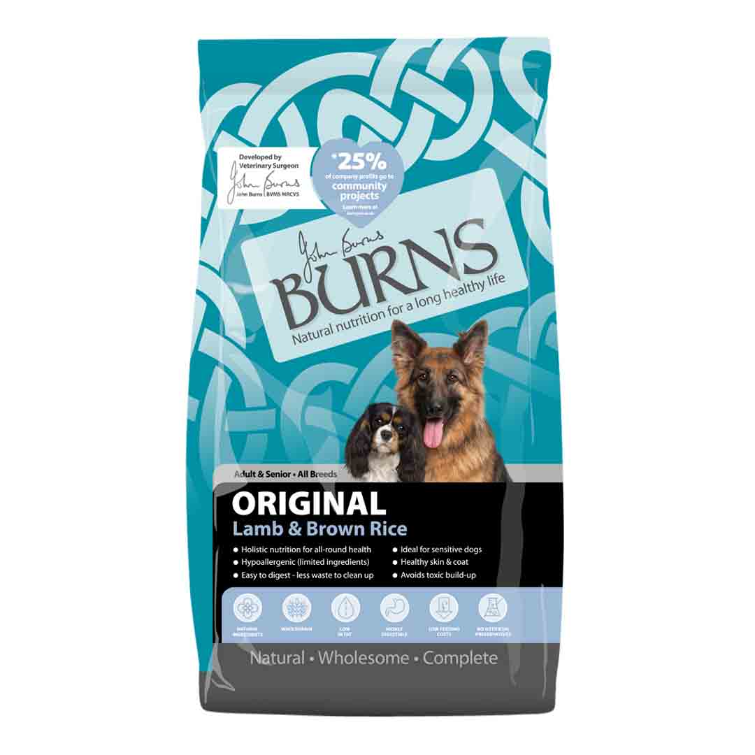 Burns Adult Dog Food Original Lamb & Brown Rice 2kg