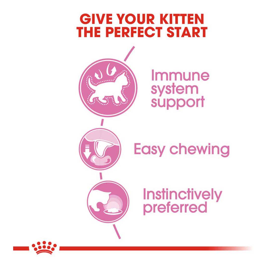 Royal Canin Kitten Instinctive in Gravy Wet Cat Food Pouch, 85g