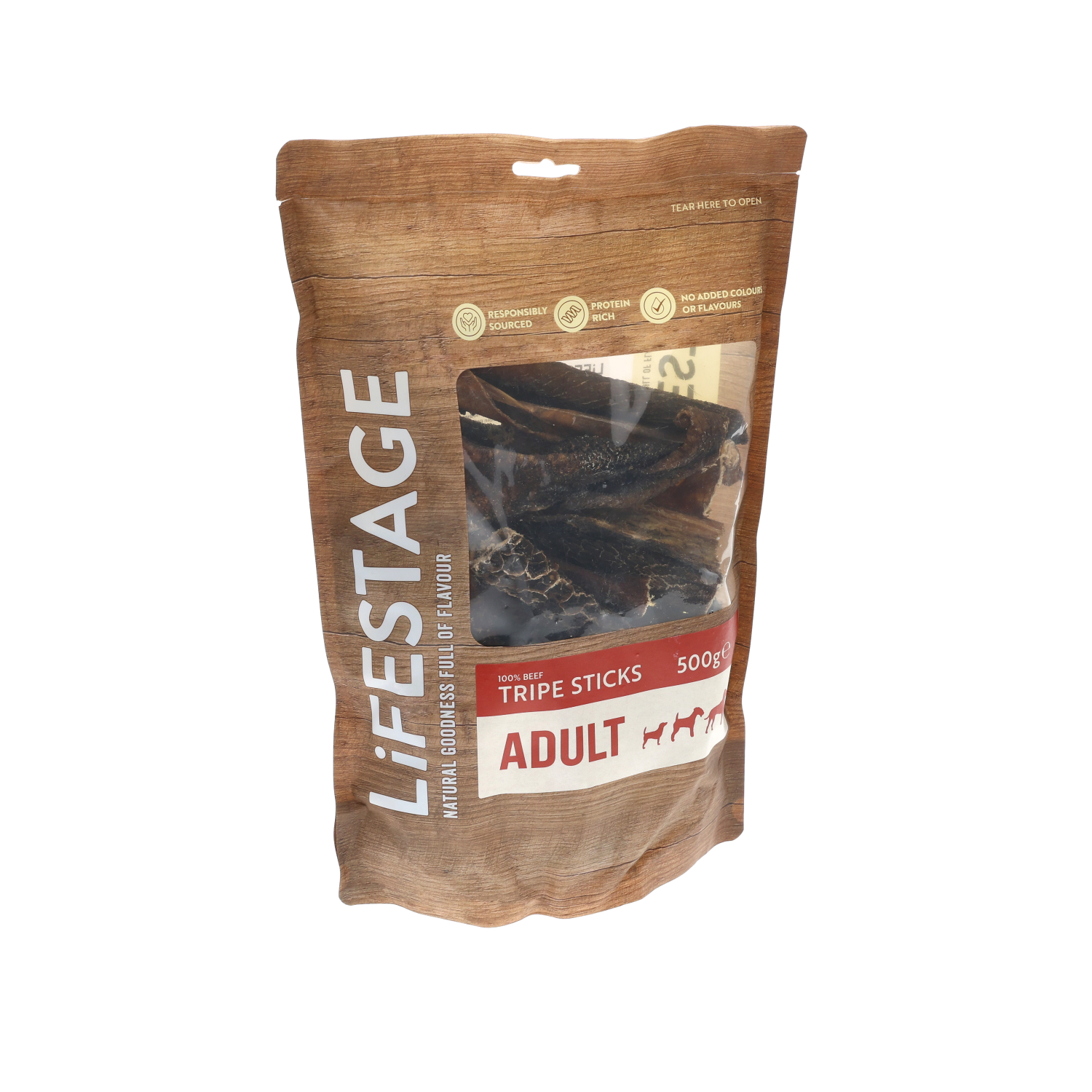Lifestage Pre-Pack Tripe Sticks Dog Treats 500g