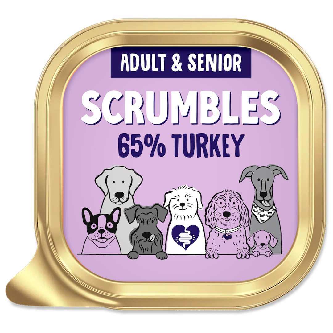 Scrumbles Grain Free Wet Dog Food Turkey 150g