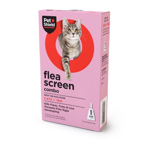Pet Shield Flea Screen Combo for Cats 1 Pipette