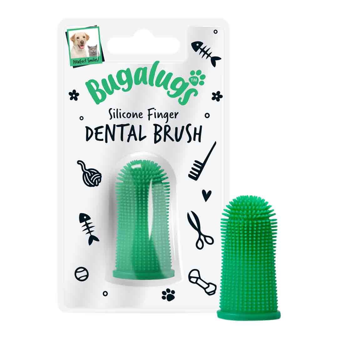 Bugalugs Dog Silicone Finger Dental Brush