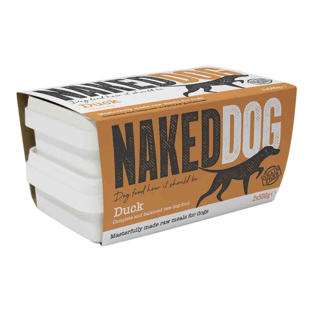 NAKED Dog Raw Dog Food, Original Duck 2x500g