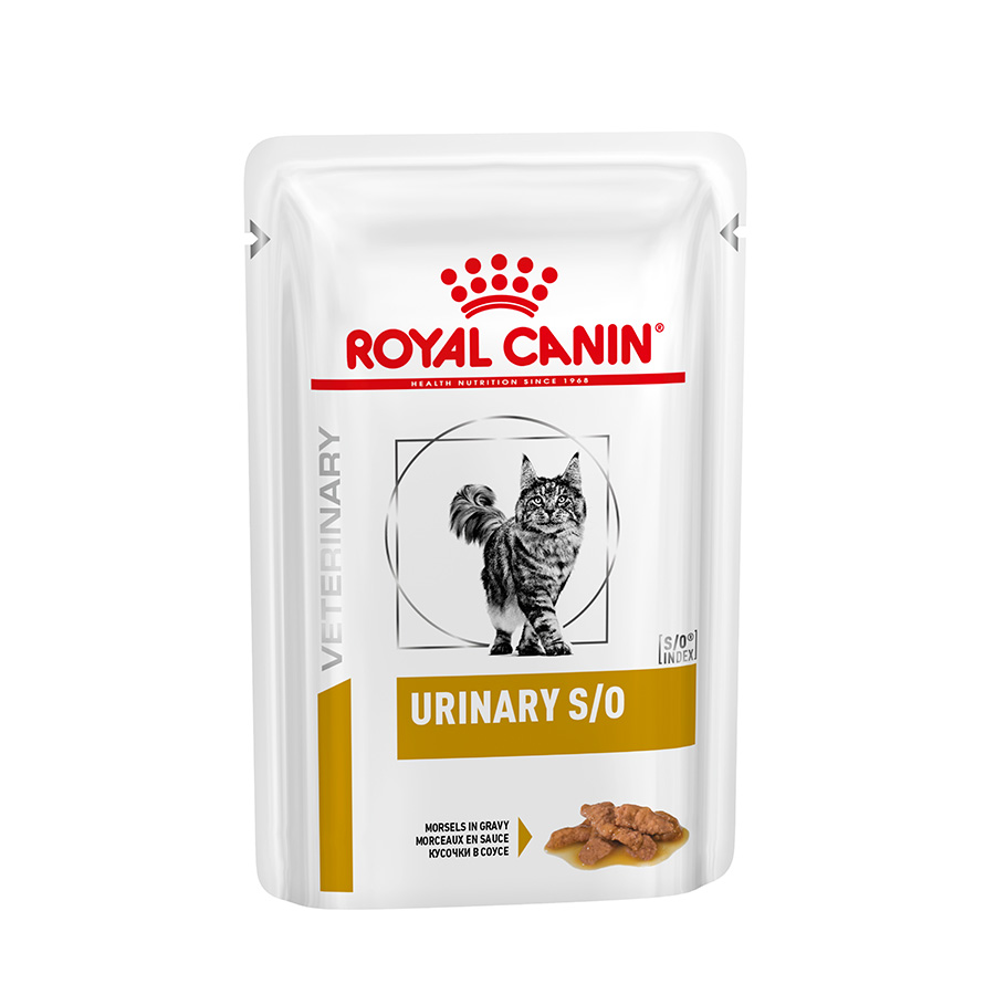 Royal Canin Urinary S/O Adult Wet Cat Food Morsels In Gravy 12x85g