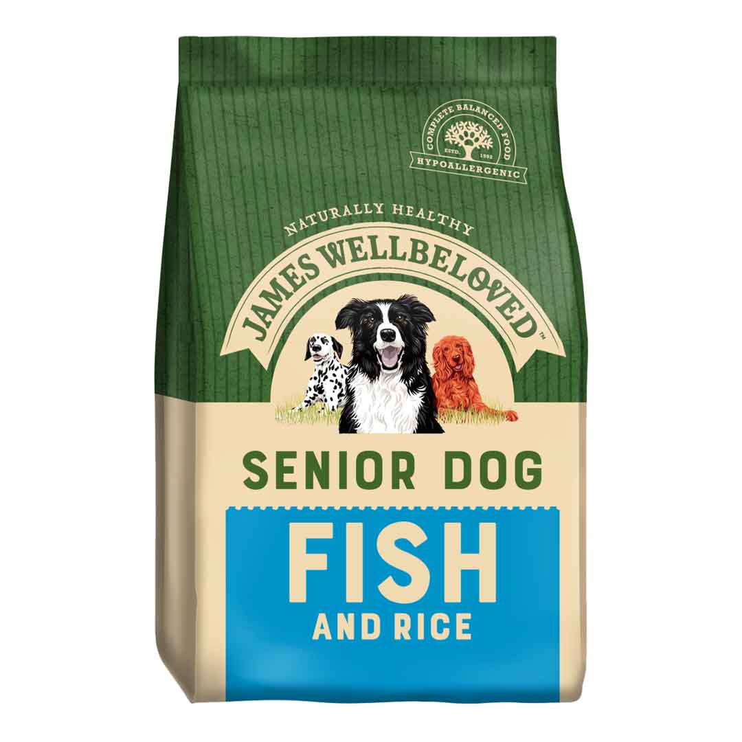 James Wellbeloved Senior Dog Food Fish & Rice 2kg
