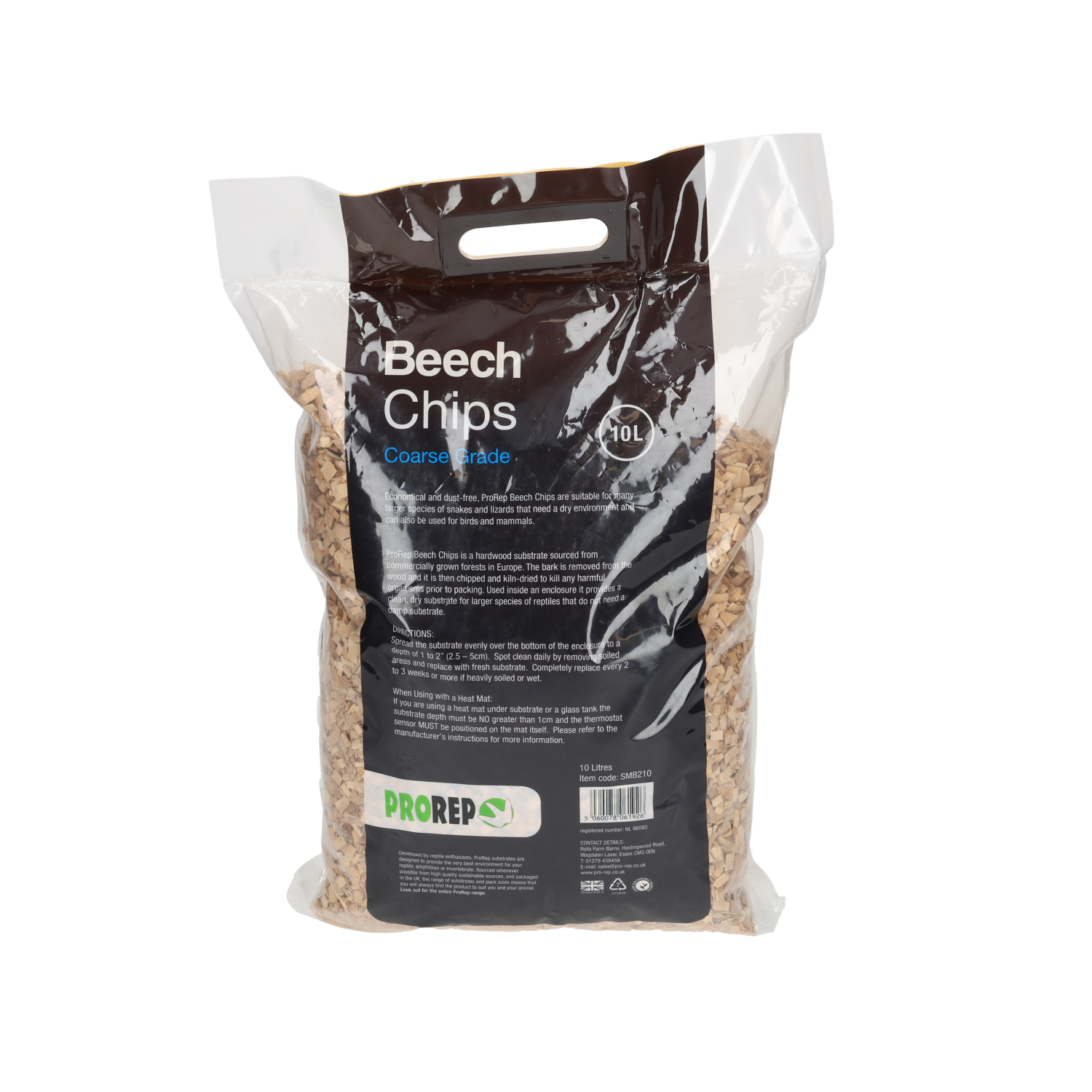 ProRep Beech Chips Coarse Grade 10 Litre Reptile Substrate