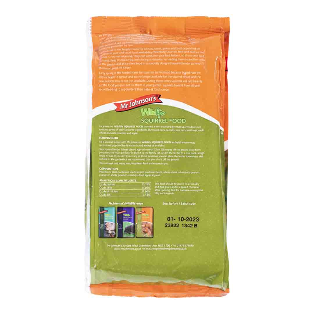 Mr Johnsons Wildlife Squirrel Food, 900G