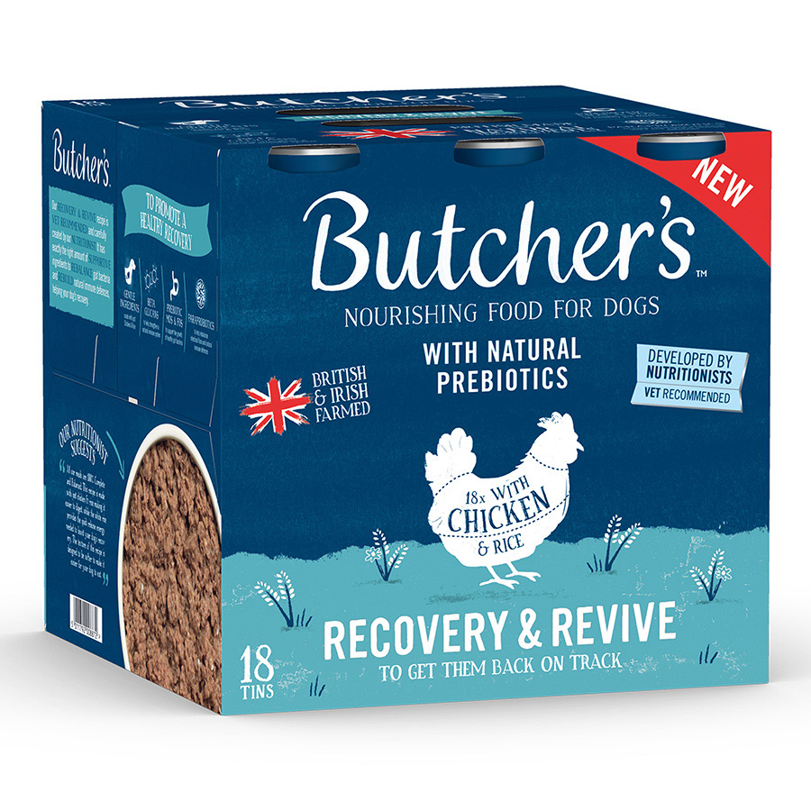 Butcher's Recovery & Revive Adult Dog Wet Food Chicken 18x390g