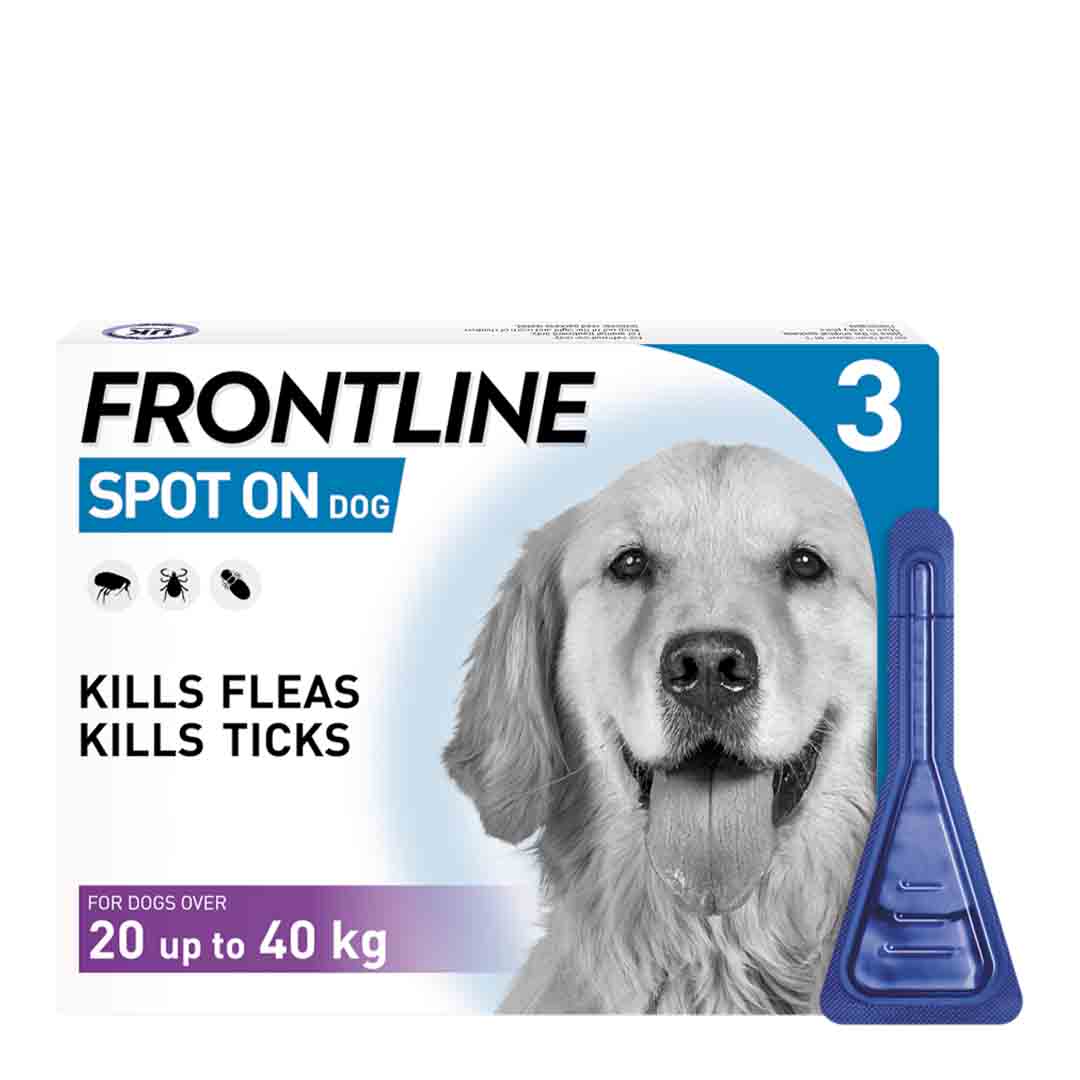 Frontline Spot On for Large Dogs 20-40kg 3 pack