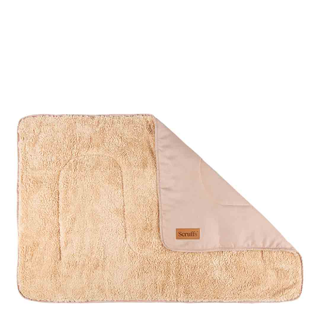 Scruffs Snuggle Pet Dog Blanket, Sand