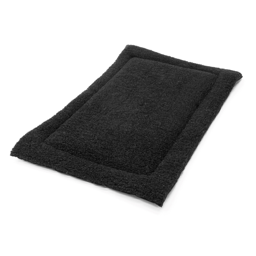 Danish Design Fleece Crate Mat Black Extra Large