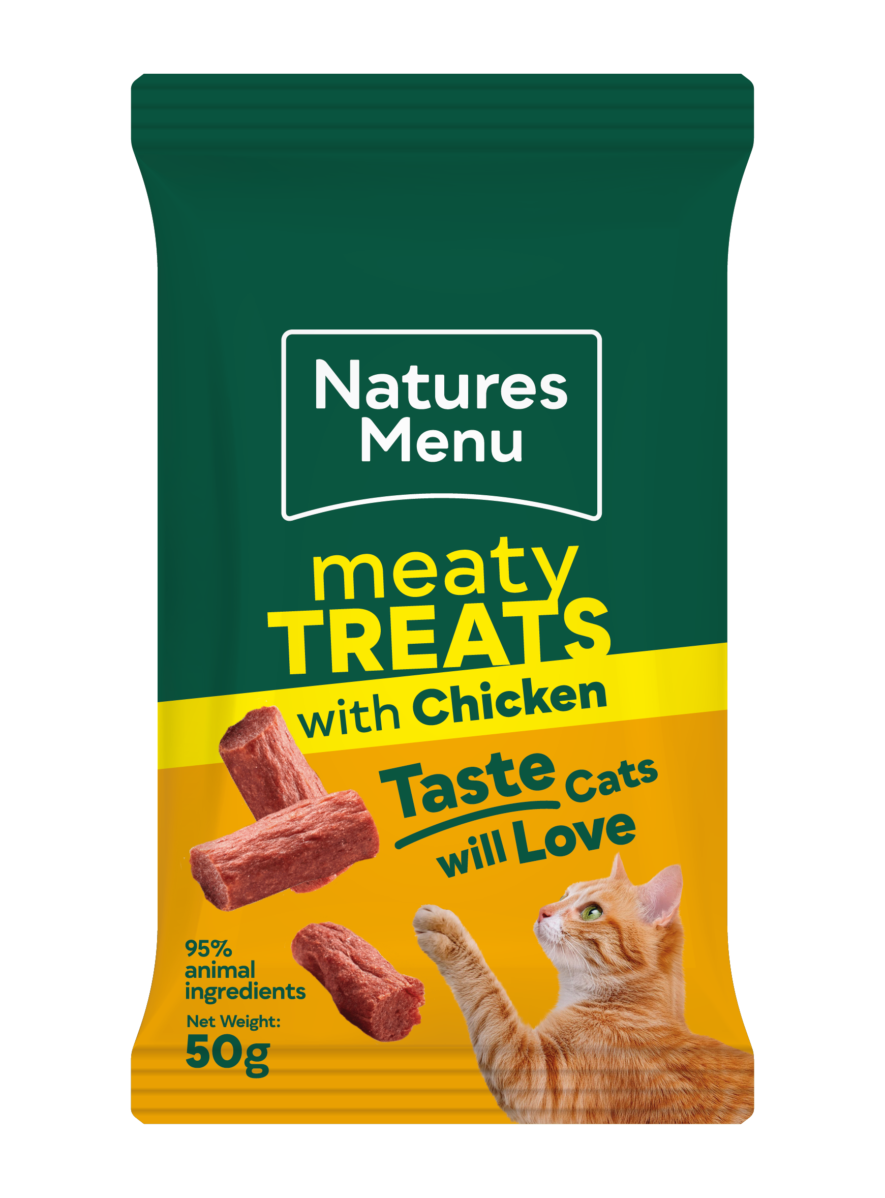 Natures Menu Meaty Cat Treats with Chicken 50g